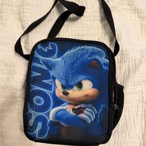 Sonic the Hedgehog Black Lunch  Bag